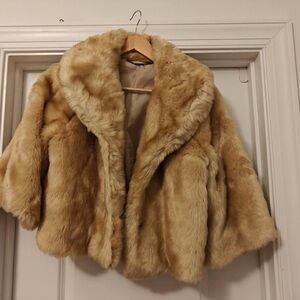 Chic Tan Faux Fur Jacket